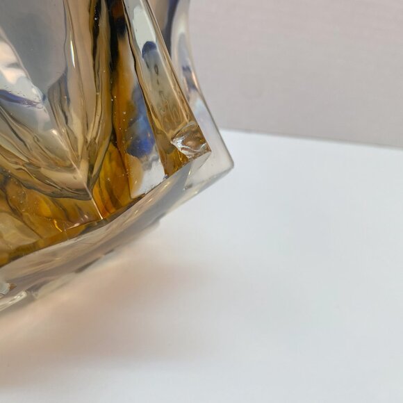 Murano Vase From JI Co. Italy Vintage Cristallo Venezia CCC Hand Blown Vase - Picture 12 of 13